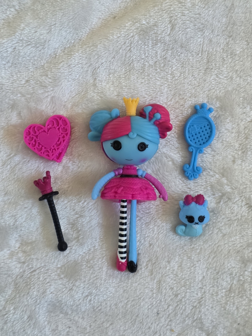 VTG Lalaloopsy Mini Lala-Oopsies Princess Anise Doll Set with Pet & Accessories